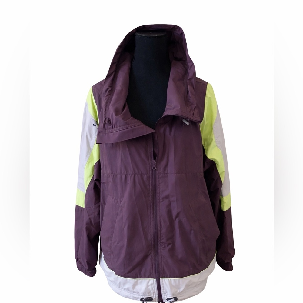Adidas by Stella McCartney Colorblock Hooded Windbreaker Jacket Small